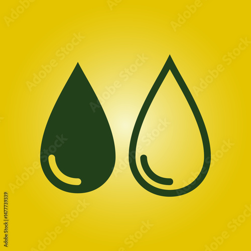 Drop trendy artwork attractive abstract vector illustration colorful applicable design