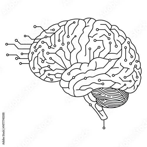 Cybernetic Mind – AI and Human Merge