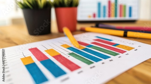 Expressive hand-drawn business concept art featuring KPI tracking illustrations, organizational structure diagrams, and innovative solution brainstorms.