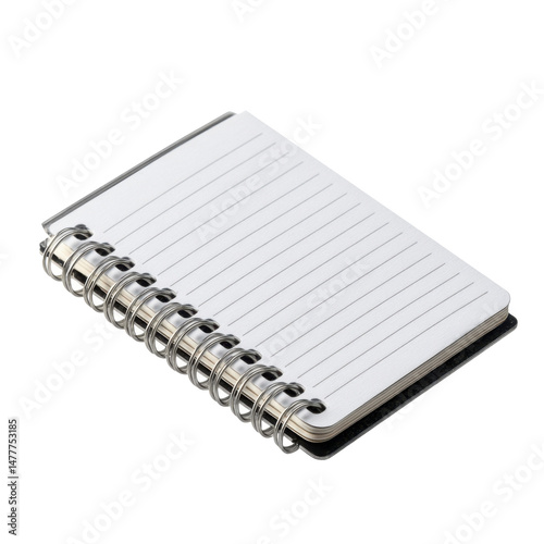 Pocket-sized notepad, ultra realistic uhd photo, on transparent background