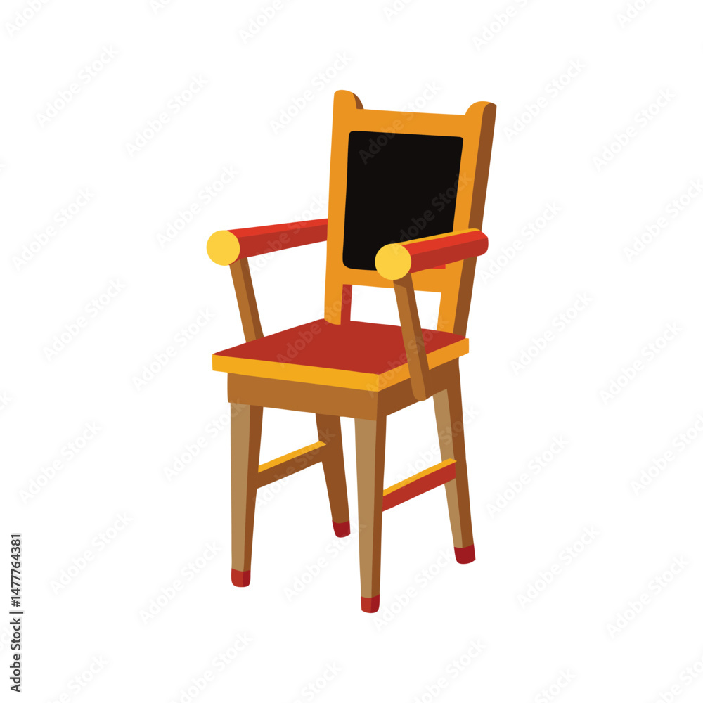 high chair furniture vector art illustration high chair furniture vector art illustration