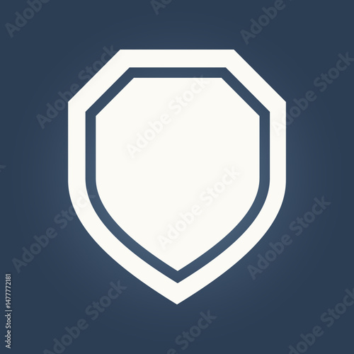 Shield trendy artwork pleasant abstract vector illustration colorful useful design