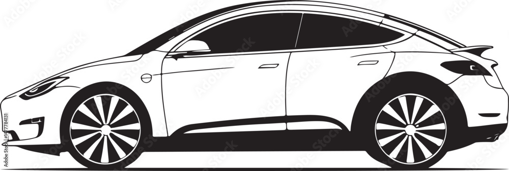 Modern Electric Car Silhouette Vector
Stylish Sedan Vehicle Clipart – Side View SVG
Black and White Sports Car Outline Graphic Modern Electric Car Silhouette Vector
Stylish Sedan Vehicle Clipart – Side View SVG
Black and White Sports Car Outline Graphic