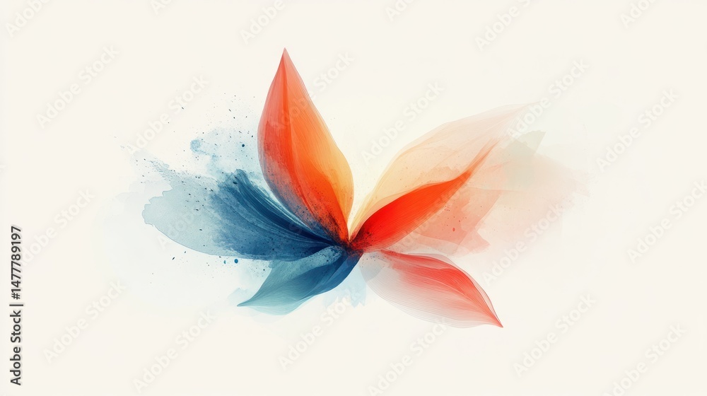 Naklejka premium Abstract butterfly