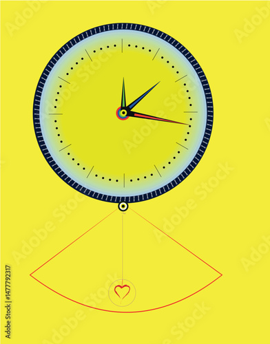Hanging wall Clock Smart design