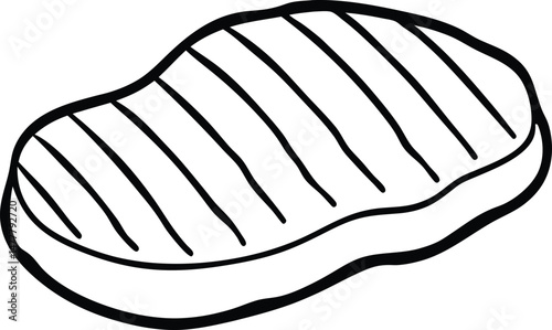 Grilled Steak with Grill Marks