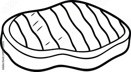 Grilled Steak with Grill Marks