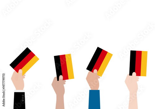Election in the Germany. Election Concept. Vector Illustration.