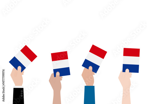 Election in the France. Election Concept. Vector Illustration.