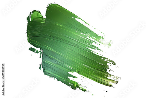 green paint brush