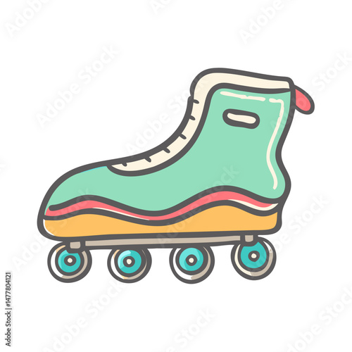 roller rink floor icon, roller rink floor vector illustration-simple illustration of roller rink floor, perfect for roller rink floor logos and icons
