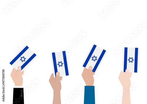 Election in the Israel. Election Concept. Vector Illustration.