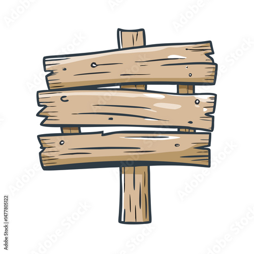 rustic wooden sign icon, rustic wooden sign vector illustration-simple illustration of rustic wooden sign, perfect for rustic wooden sign logos and icons