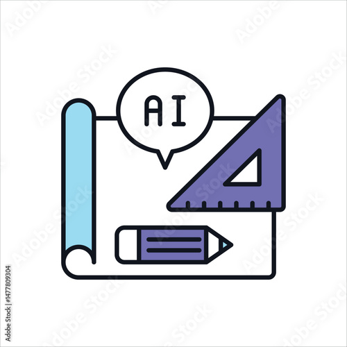 Drafting  Vector icon