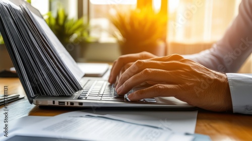 Seamless Compliance Integration: Digital document systems streamline governance standards effortlessly. photo
