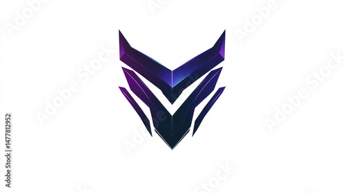 Free Download Abstract, futuristic, stylized animal head logo - GFXLoad