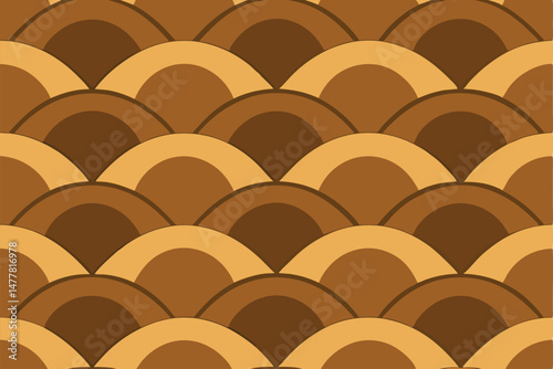 Satin bronze oblong tile pattern