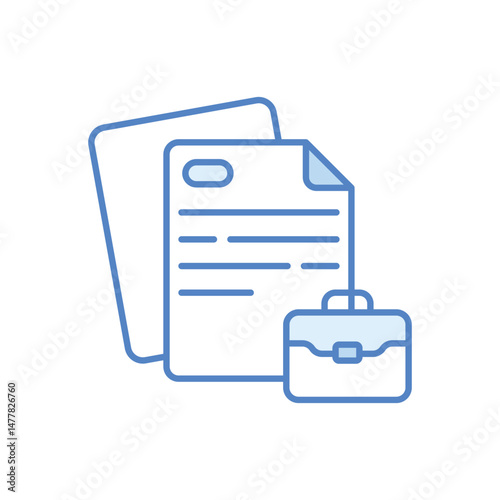 Job Portfolio Vector icon