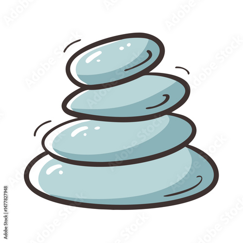 spa stones icon, spa stones vector illustration-simple illustration of spa stones, perfect for spa stones logos and icons