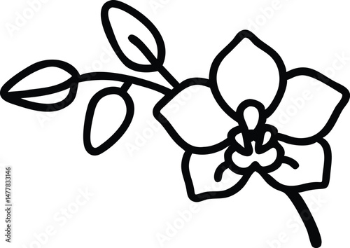 Orchid Stems Diagonal Spread – Version 2