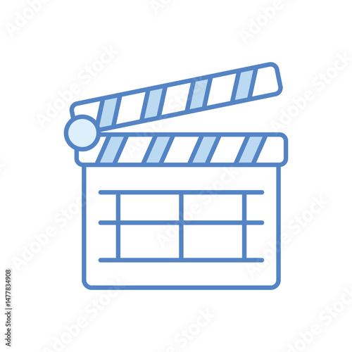 Movie Clapper Vector icon