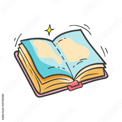 storybook icon, storybook vector illustration-simple illustration of storybook, perfect for storybook logos and icons