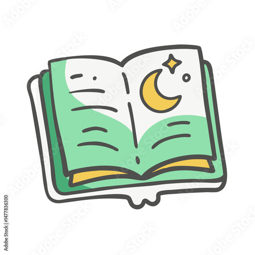 storybook icon, storybook vector illustration-simple illustration of storybook, perfect for storybook logos and icons