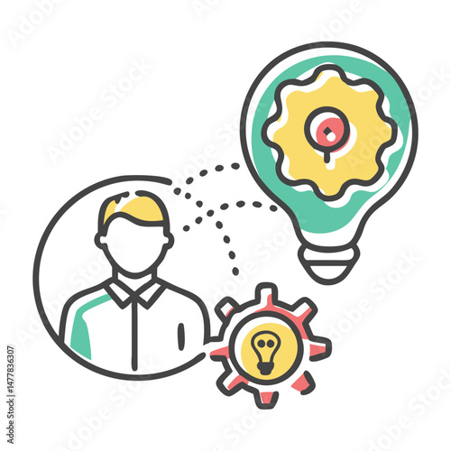 story of black inventors icon, story of black inventors vector illustration-simple illustration of story of black inventors, perfect for story of black inventors logos and icons