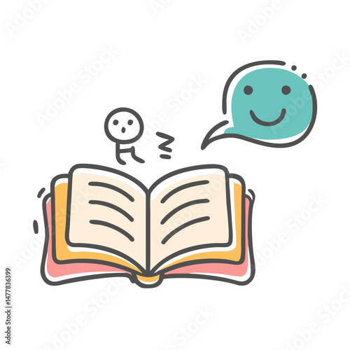 storytime icon, storytime vector illustration-simple illustration of storytime, perfect for storytime logos and icons