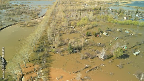 Global warming, floods on the planet.The apocalypse, catastrophes.Storms and destruction.Natural disasters,climate change,the riot of nature.The remnants of human life are floating in dirty water.End