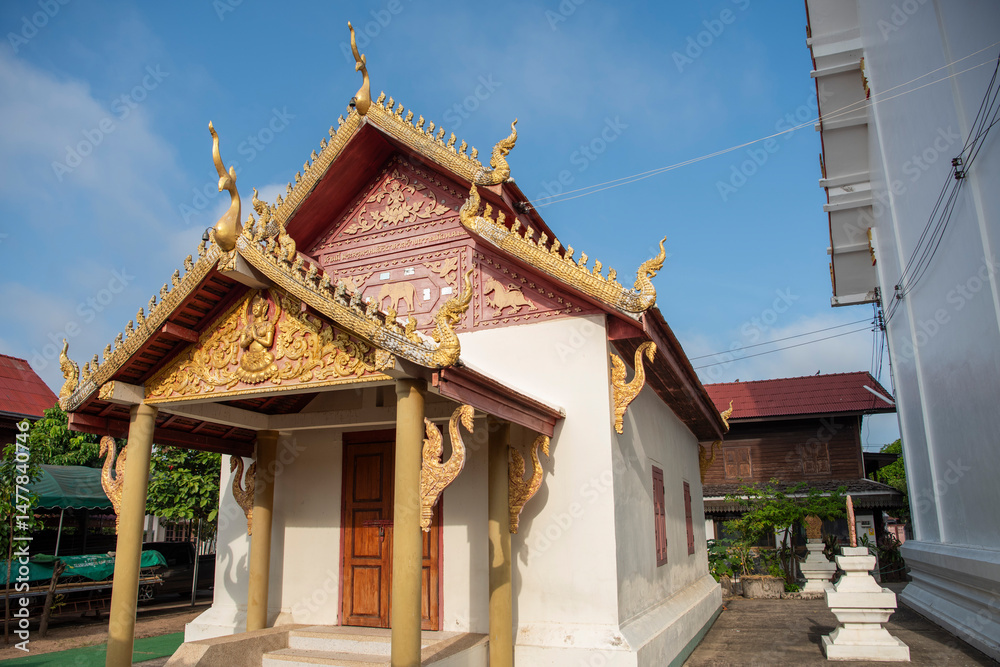 Naklejka premium THAILAND NAN WAT PHRA KERD