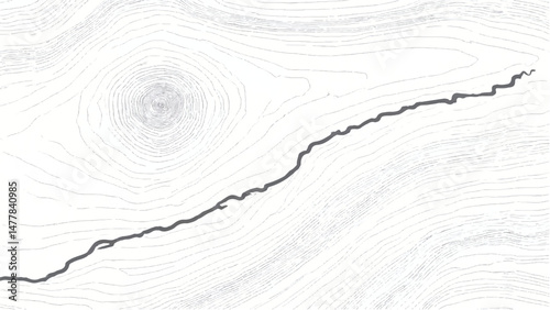 Wooden surface close-up with natural grain patterns. Wood grain background. Vector wood grain texture. 