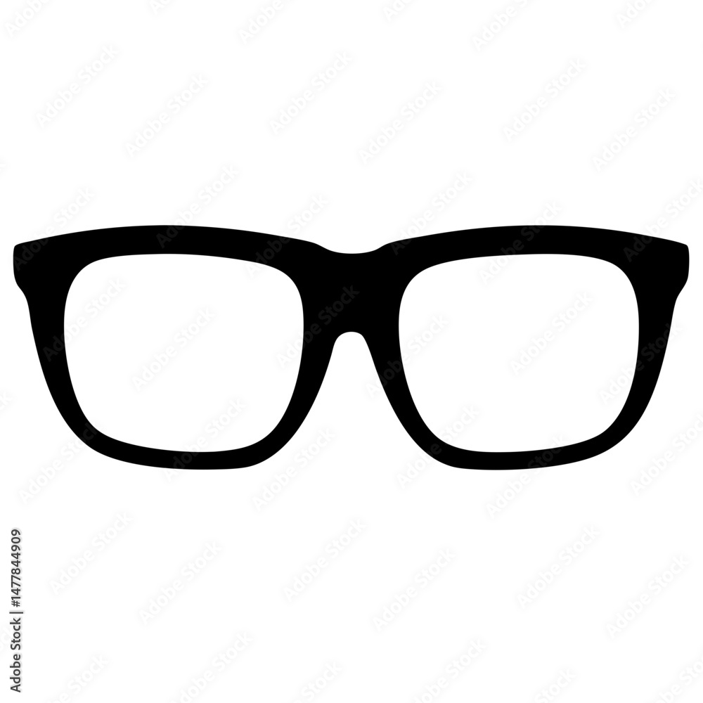 Fototapeta premium smart glassesvector silhouette icon - perfect for electronics-themed crafts, decals, or SVG projects.