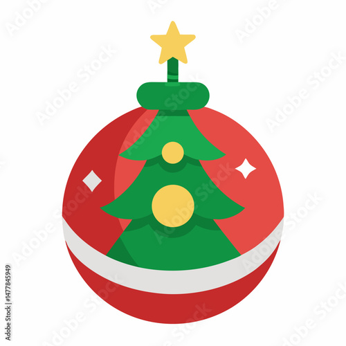 Christmas-eve- Vector Illustration | Printable Holiday Graphic Design for Digital Download