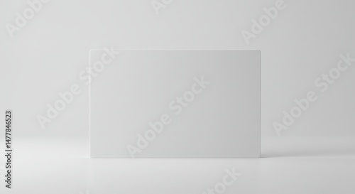 Blank White Rectangle Mockup - Clean, minimal, and versatile. Perfect for presentations, branding, and product displays. Symbolizes simplicity, purity, potential, and space. Ready for your design