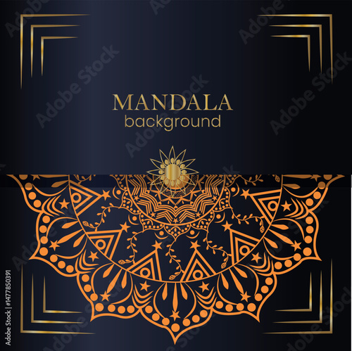 Royal Mandala Backgrounds for Premium Product Labels