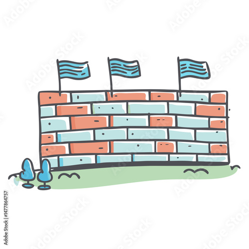 veterans memorial wall icon, veterans memorial wall vector illustration-simple illustration of veterans memorial wall, perfect for veterans memorial wall logos and icons