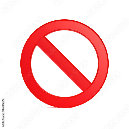 Red Prohibition Sign With Circle And isolated on a transparent background Free Download Red Prohibition Sign With Circle And isolated on a transparent background - GFXLoad