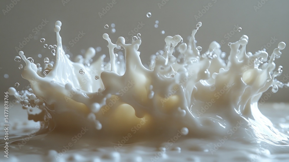 Milk splash, creamy texture (1) Milk splash, creamy texture (1)
