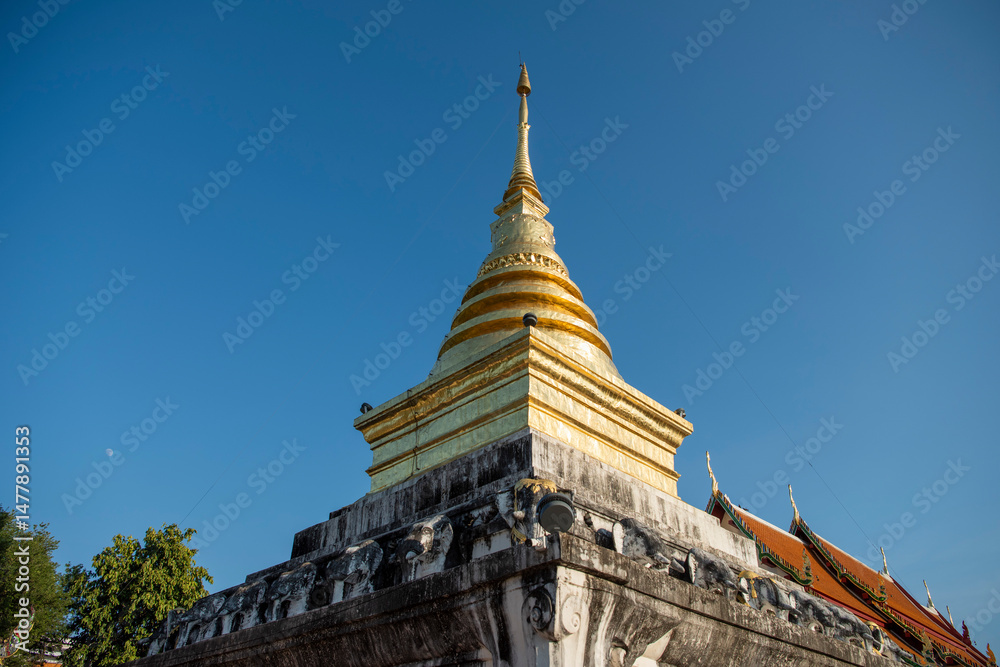 Naklejka premium THAILAND NAN WAT CHANGKHAM WORAWIHAN