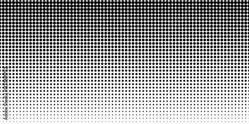 Grunge halftone gradient background. Faded grit noise texture. White and black sand wallpaper. Retro pixelated backdrop. Anime or manga style comic overlay. Vector graphic design textured template
