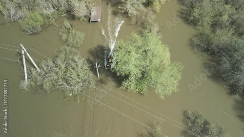 Global warming, floods on the planet.The apocalypse, catastrophes.Storms and destruction.Natural disasters,climate change,the riot of nature.The remnants of human life are floating in dirty water.End