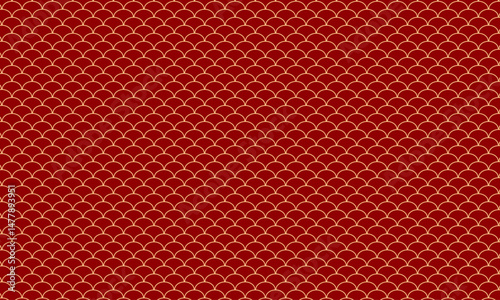 Seamless abstract pattern with geometric shapes and lines, modern minimalist design, perfect for backgrounds, textiles, wallpapers, and prints | Creative texture with red-brown colour