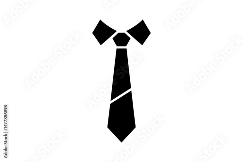 Necktie fashion formal wear business accessory icon
