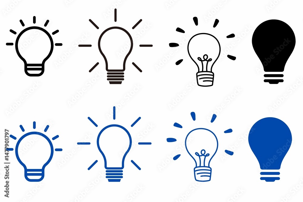 Lightbulb Icon Set, icons of bulbs, set of bulbs, bulbs, light bulb, bulbs icons, Bulb lamp icon, Electric lamp, light, innovation. Idea light bulb icon vector illustration Lightbulb Icon Set, icons of bulbs, set of bulbs, bulbs, light bulb, bulbs icons, Bulb lamp icon, Electric lamp, light, innovation. Idea light bulb icon vector illustration