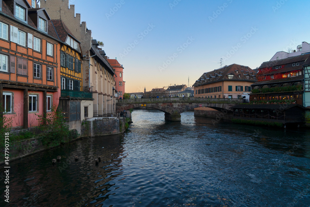 Fototapeta premium old town of Strasbourg, France