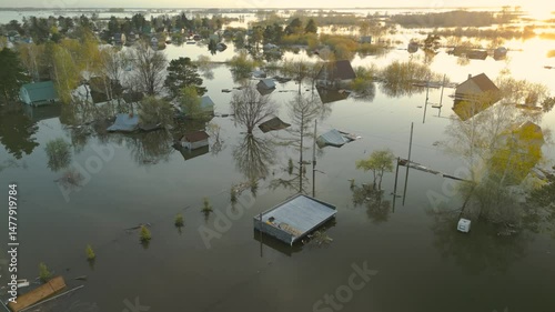 Global warming, floods on the planet.The apocalypse, catastrophes.Storms and destruction.Natural disasters,climate change,the riot of nature.The remnants of human life are floating in dirty water.End