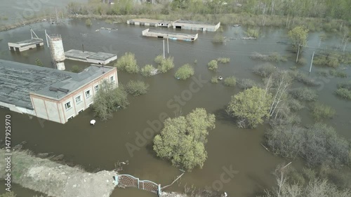 Global warming, floods on the planet.The apocalypse, catastrophes.Storms and destruction.Natural disasters,climate change,the riot of nature.The remnants of human life are floating in dirty water.End