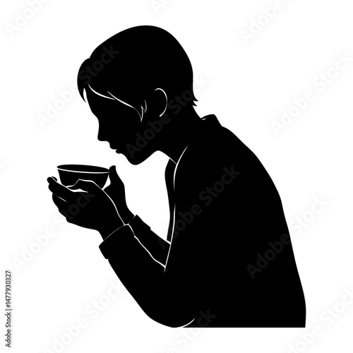 Manger Silhouette vector
