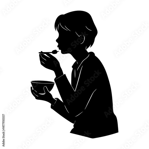 Manger Silhouette vector